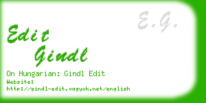 edit gindl business card